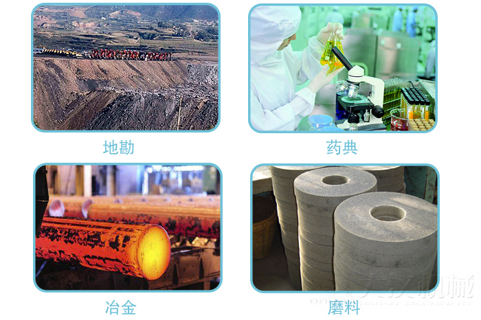 適用行業(yè):地堪，冶金，藥典,磨料